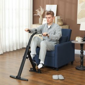 Seated Pedal Exerciser, Foldable Leg Exercise Bike with LCD Monitor for Seniors Elderly, Rehabilitation Recovery Therapy