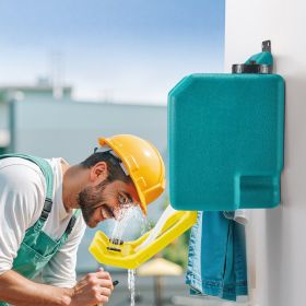 Portable Eye Wash Station 8-Gal OSHA-Approved Emergency Eyewash Station Green