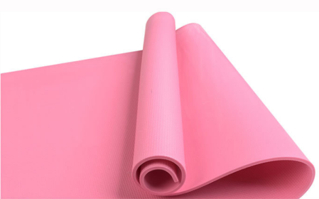 Super Soft  EVA Fitness Composite Mat Yoga Mat 4mm 6mm (Option: Red)